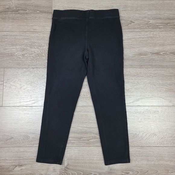 Express Black Capri Cropped Low Rise Cotton Leggings Small - Picture 5 of 13